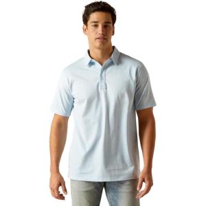ARIAT Mens Tek Polo(Cashmere Blue)