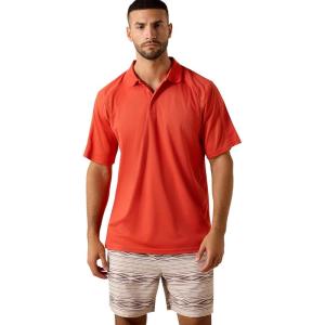 ARIAT Mens Tek Polo(Paprika)