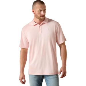 Ariat Men’s Tek Polo(Icy Pink)