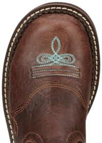 imageARIAT Womens Fatbaby Heritage Dapper Western BootRoyal ChocolateFudge