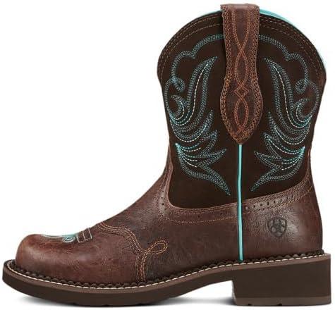 imageARIAT Womens Fatbaby Heritage Dapper Western BootRoyal ChocolateFudge