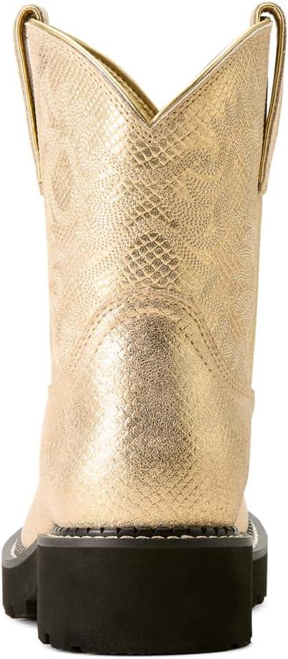 imageARIAT Womens Fatbaby Western BootGilded Lizard Emboss