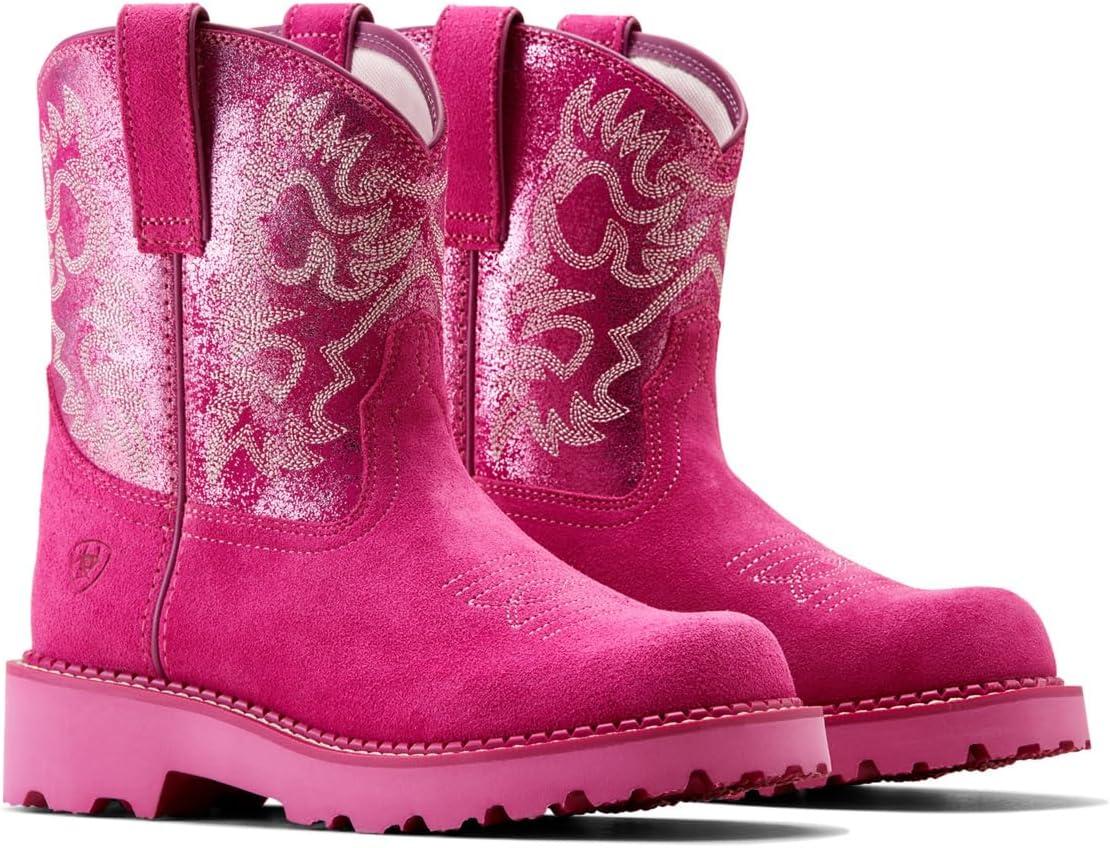 imageARIAT Womens Fatbaby Western BootPink MetallicHottest Pink