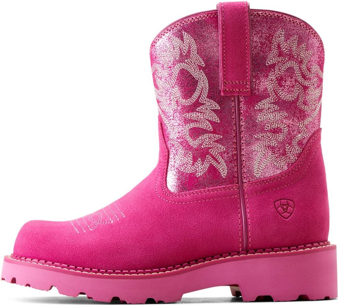 imageARIAT Womens Fatbaby Western BootPink MetallicHottest Pink