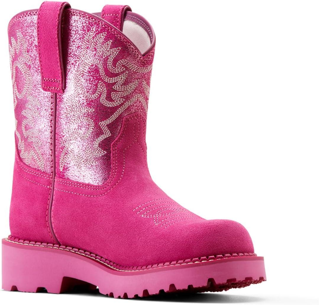 imageARIAT Womens Fatbaby Western BootPink MetallicHottest Pink