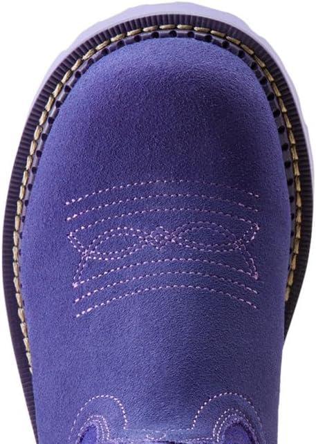imageARIAT Womens Fatbaby Western BootPurple MetallicViolet Suede