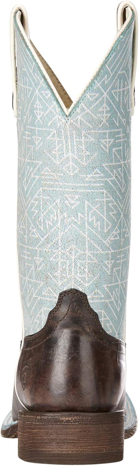 imageARIAT Womens Pendleton Circuit Savanna Western BootWeathered BrownBright Aztec Print