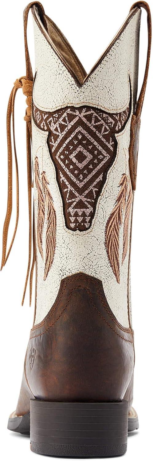 imageARIAT Womens Round Up Southwest Stretchfit Western BootBarn Brown