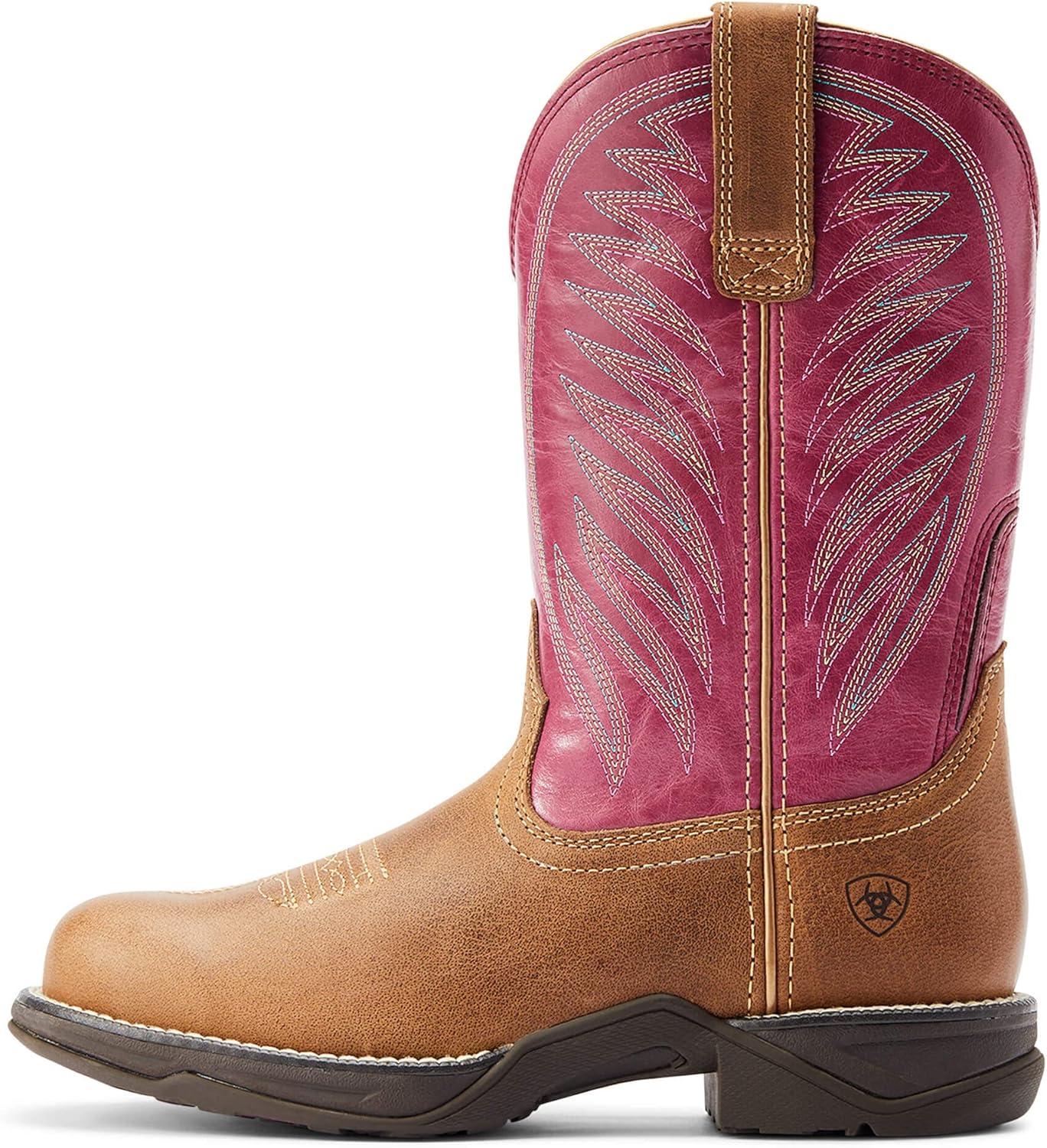 imageARIAT womens Anthem Round Toe Ii Western BootDistressed Natural