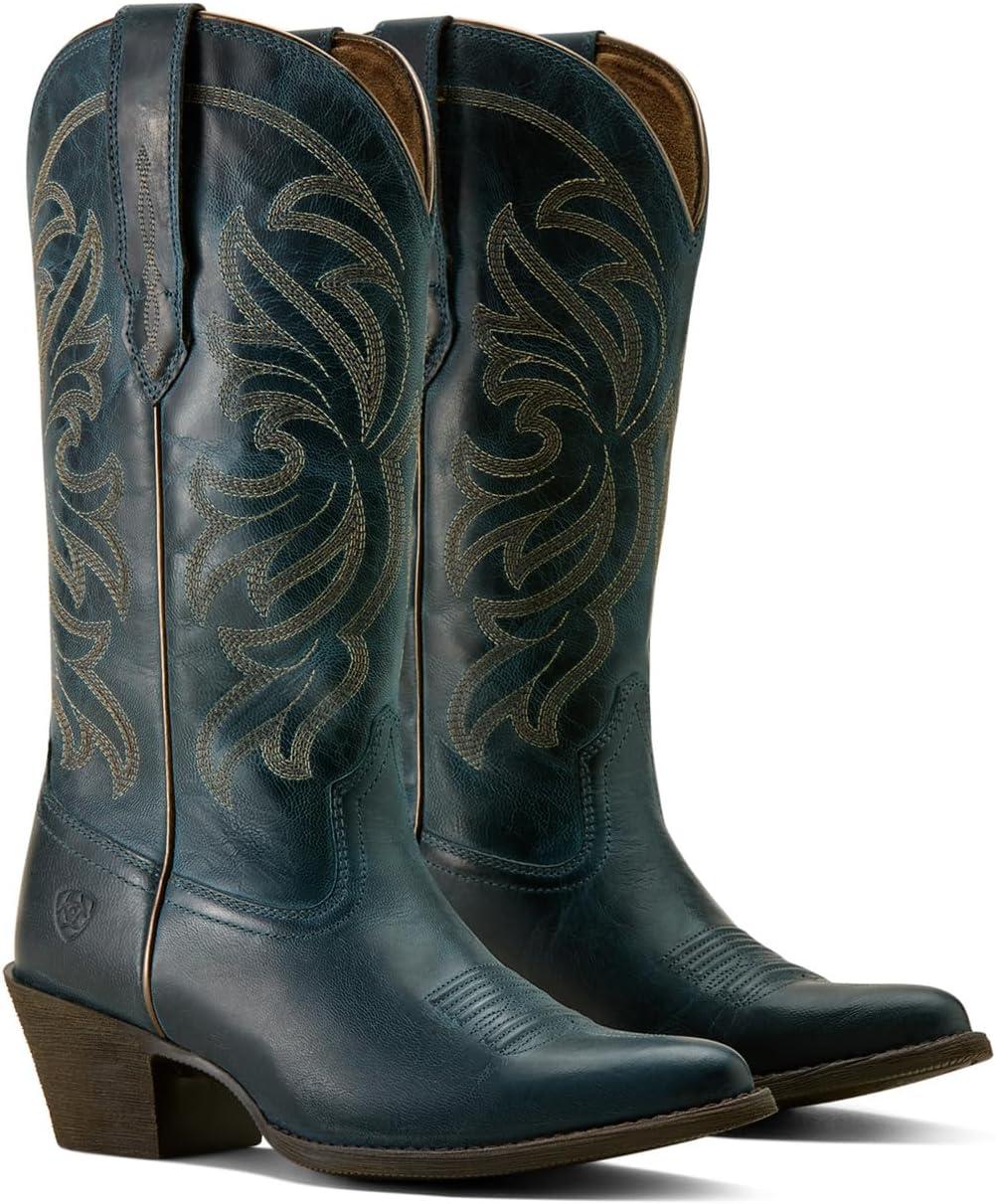 imageARIAT womens Heritage J Toe Western BootFresh Denim