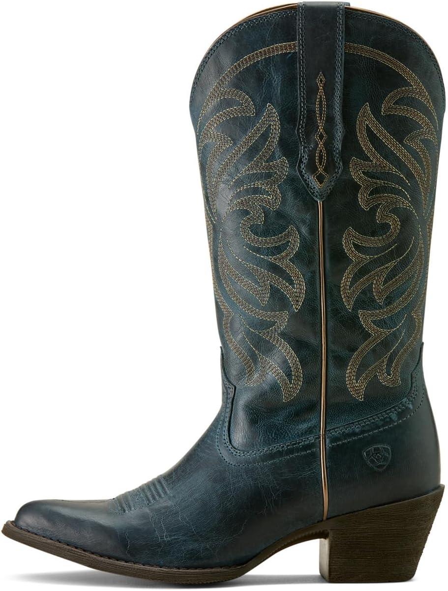 imageARIAT womens Heritage J Toe Western BootFresh Denim
