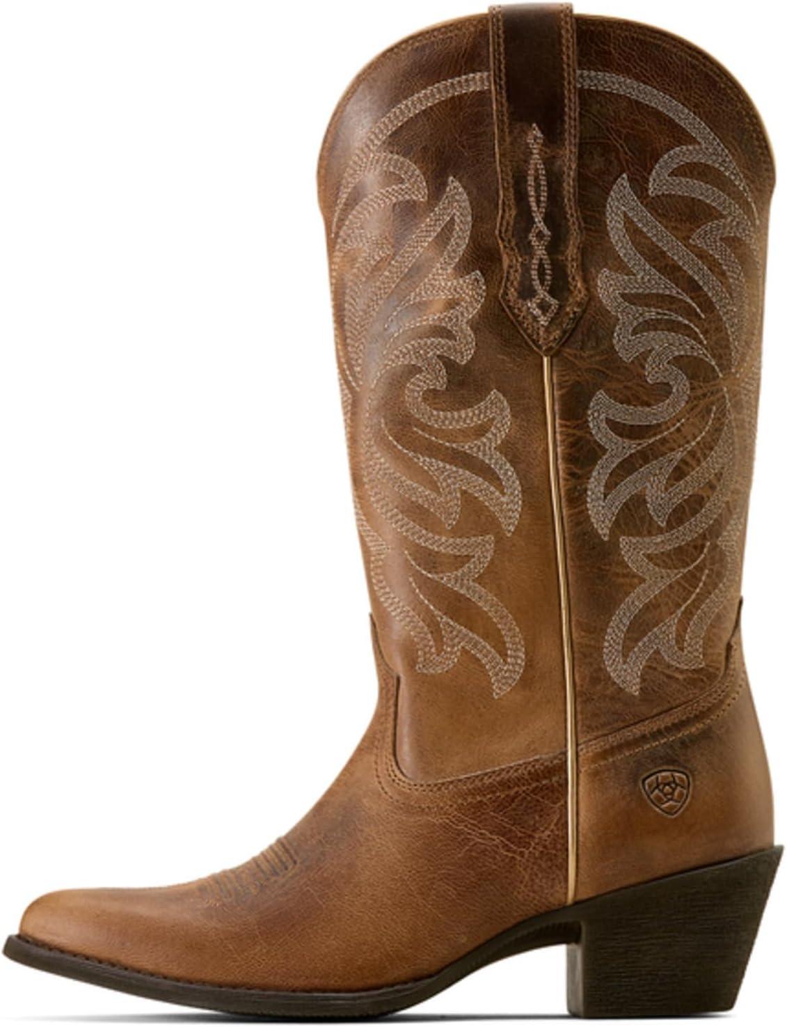 imageARIAT womens Heritage J Toe Western BootMesa Tan