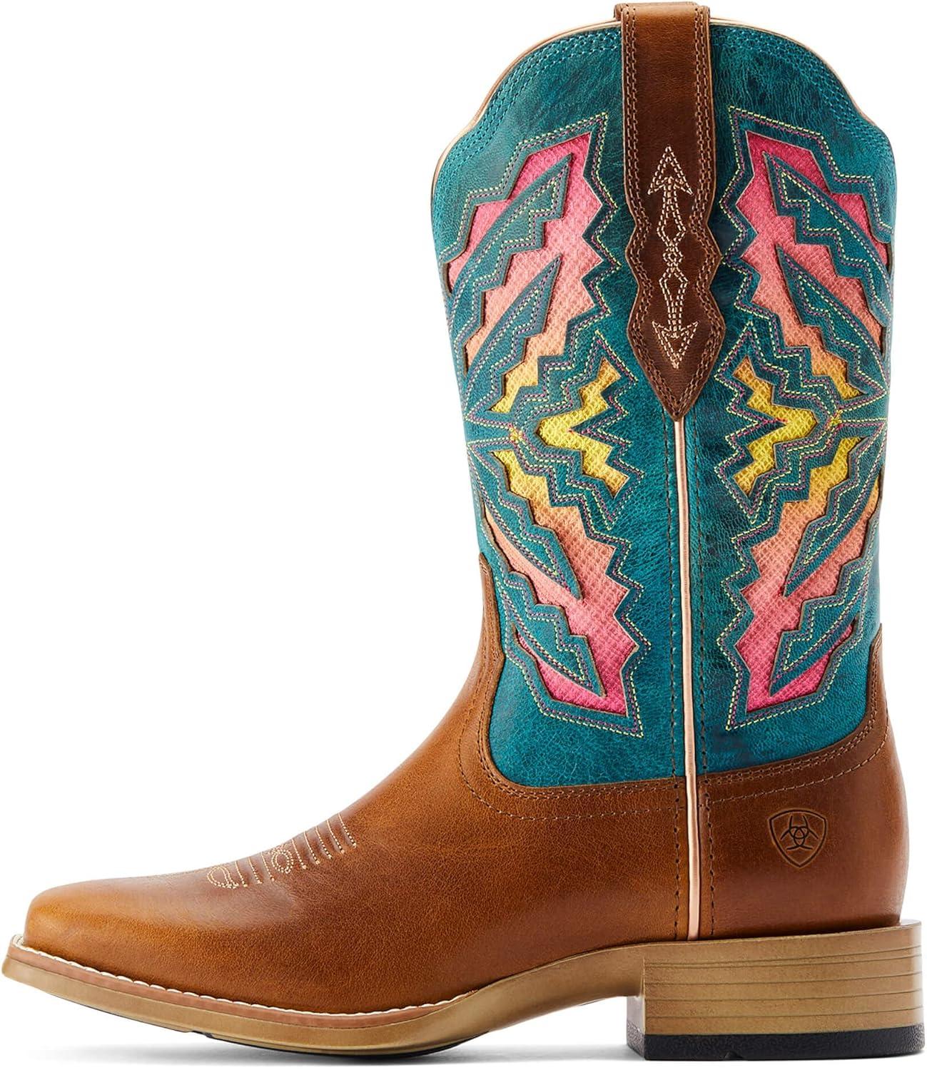 imageARIAT womens Laney Venttek 360 Western BootToffee