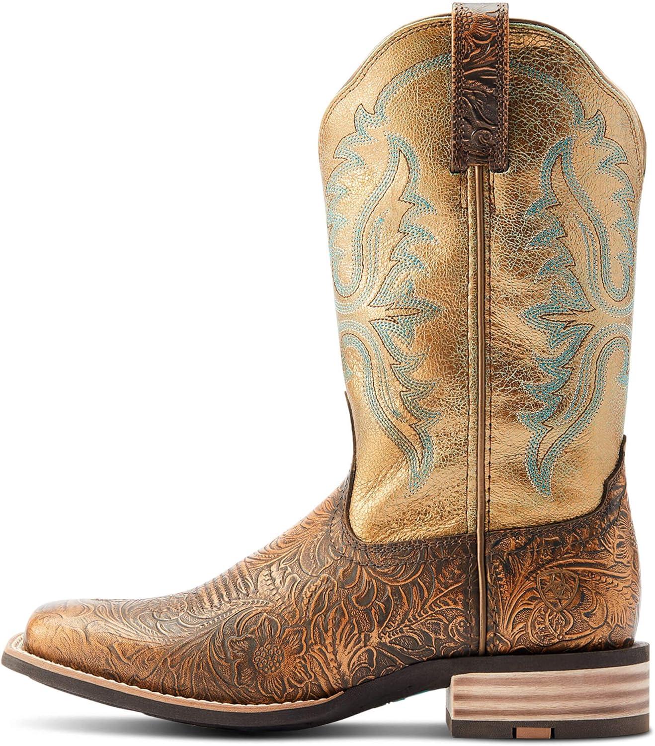 imageARIAT womens Olena Western BootBronze Age