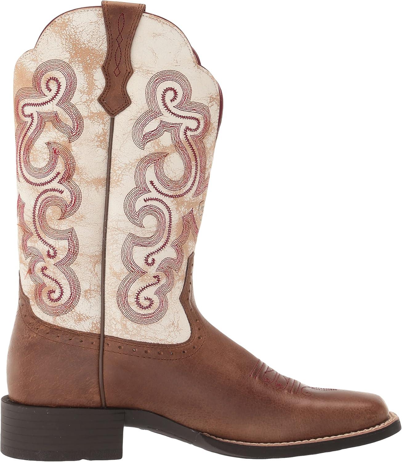 imageARIAT womens QuickdrawSandstormDistressed White
