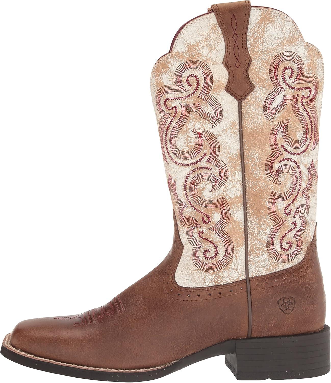 imageARIAT womens QuickdrawSandstormDistressed White