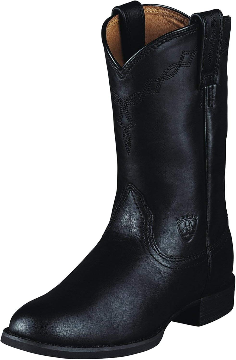 imageAriat Heritage Roper Western Boots Womens Leather Cowgirl BootDistressed Brown