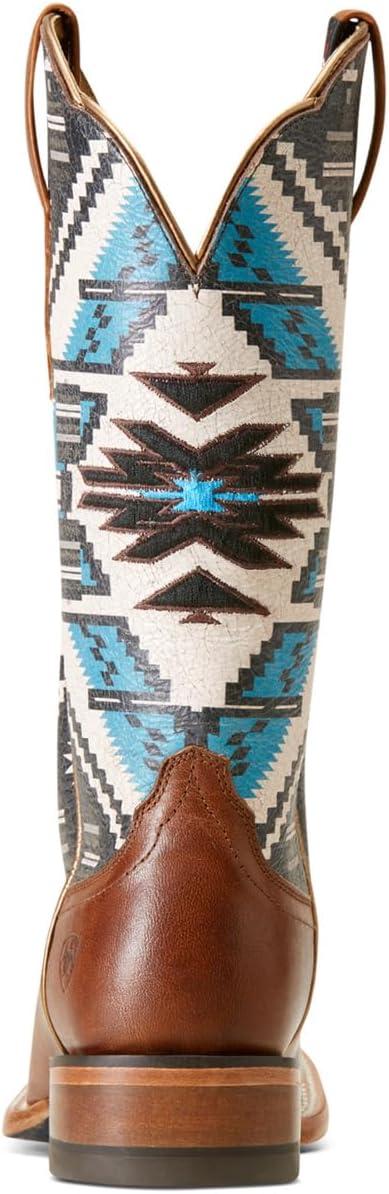 imageAriat Womens Frontier Chimayo Western BootTurquoise NightsShore Tan