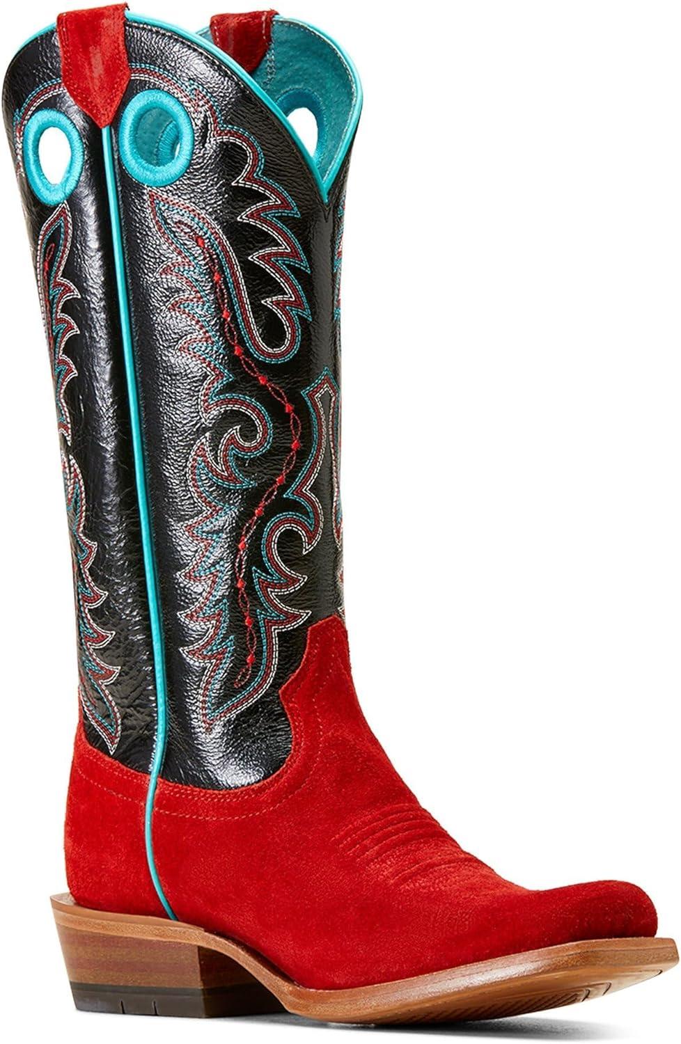 imageAriat Womens Futurity Boon Western BootFiery RoughoutInkwell