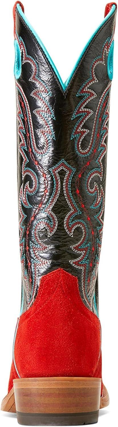 imageAriat Womens Futurity Boon Western BootFiery RoughoutInkwell