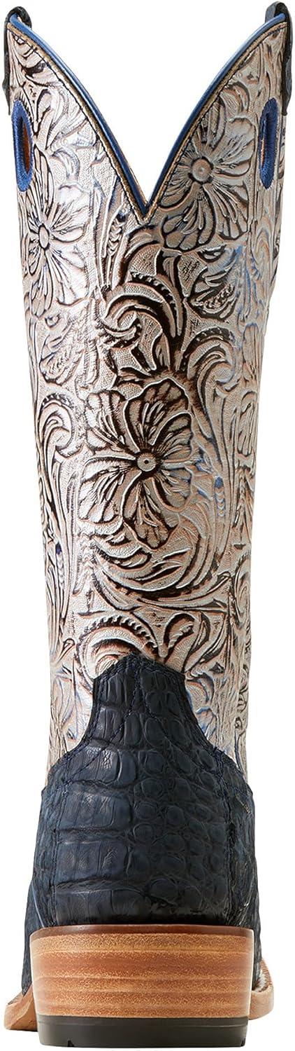 imageAriat Womens Futurity Boon Western BootNavy Sueded Caiman Belly