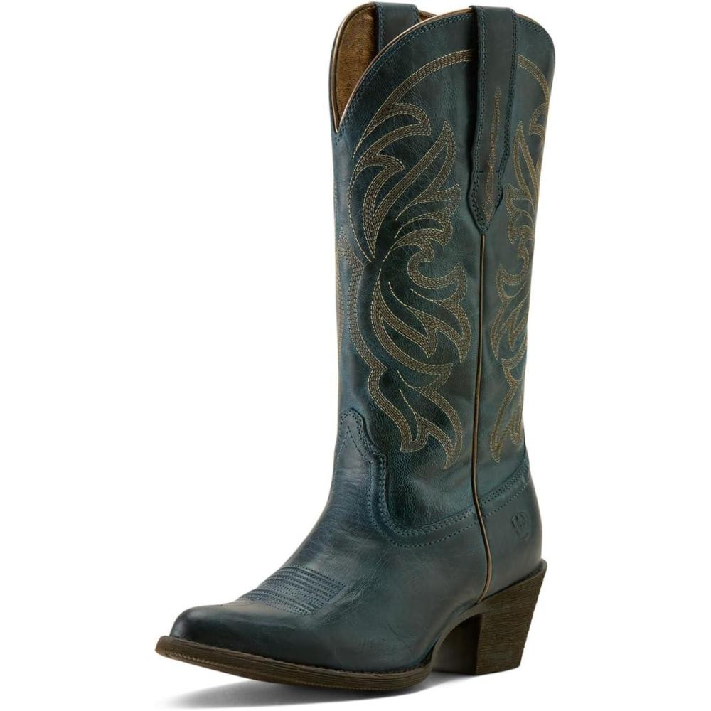 imageARIAT womens Heritage J Toe Western BootFresh Denim