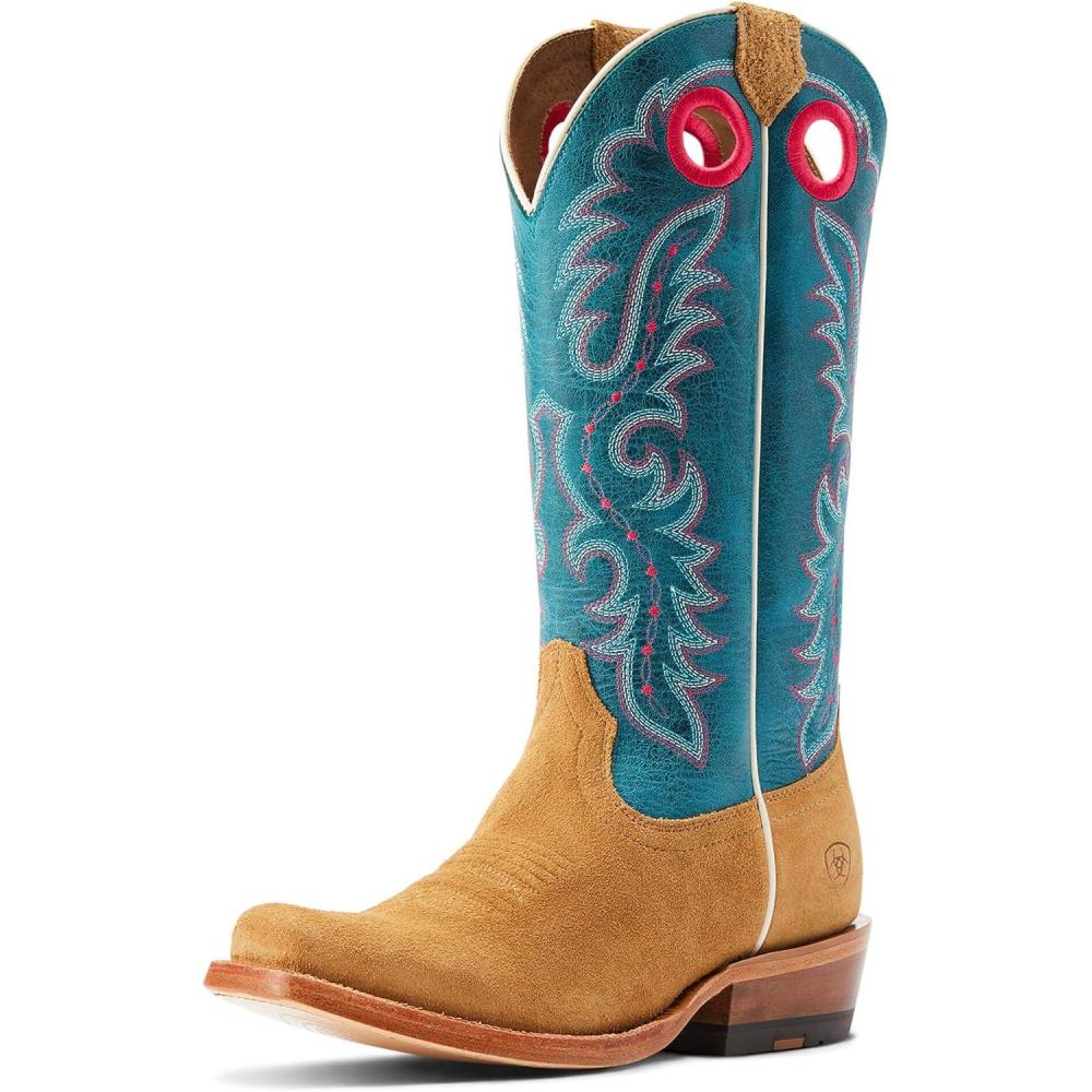 imageAriat Womens Futurity Boon Western BootBuckskin Roughout