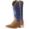 Taurus Tan/Blue Paisley Print