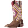 Weathered Brown/Bright Aztec Print