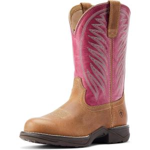 ARIAT womens Anthem Round Toe Ii Western Boot(Distressed Natural)