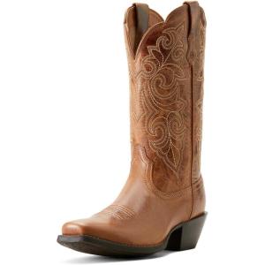 Ariat Women’s Round Up Square Boot(Ready Russet)