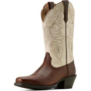Ariat Women’s Round Up Square Toe Western Boot(Vintage Caramel)
