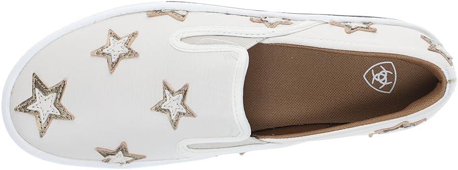 imageAriat Womens Skylar Star Slip on ShoeIvory Pearl