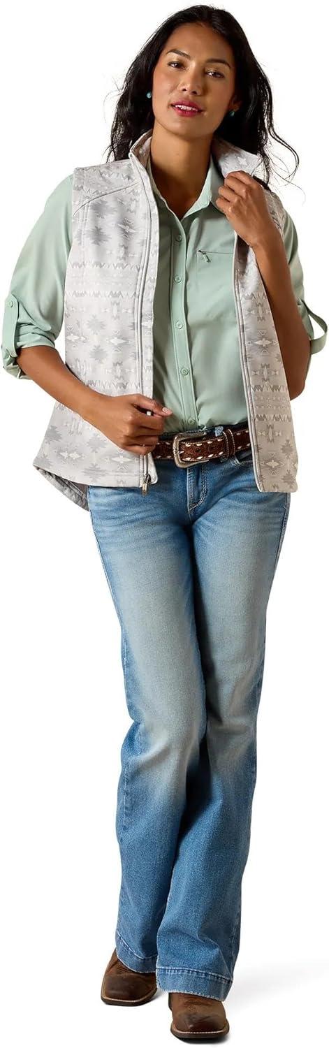 imageARIAT womens Ariat Logo Softshell VestPepper Southwest