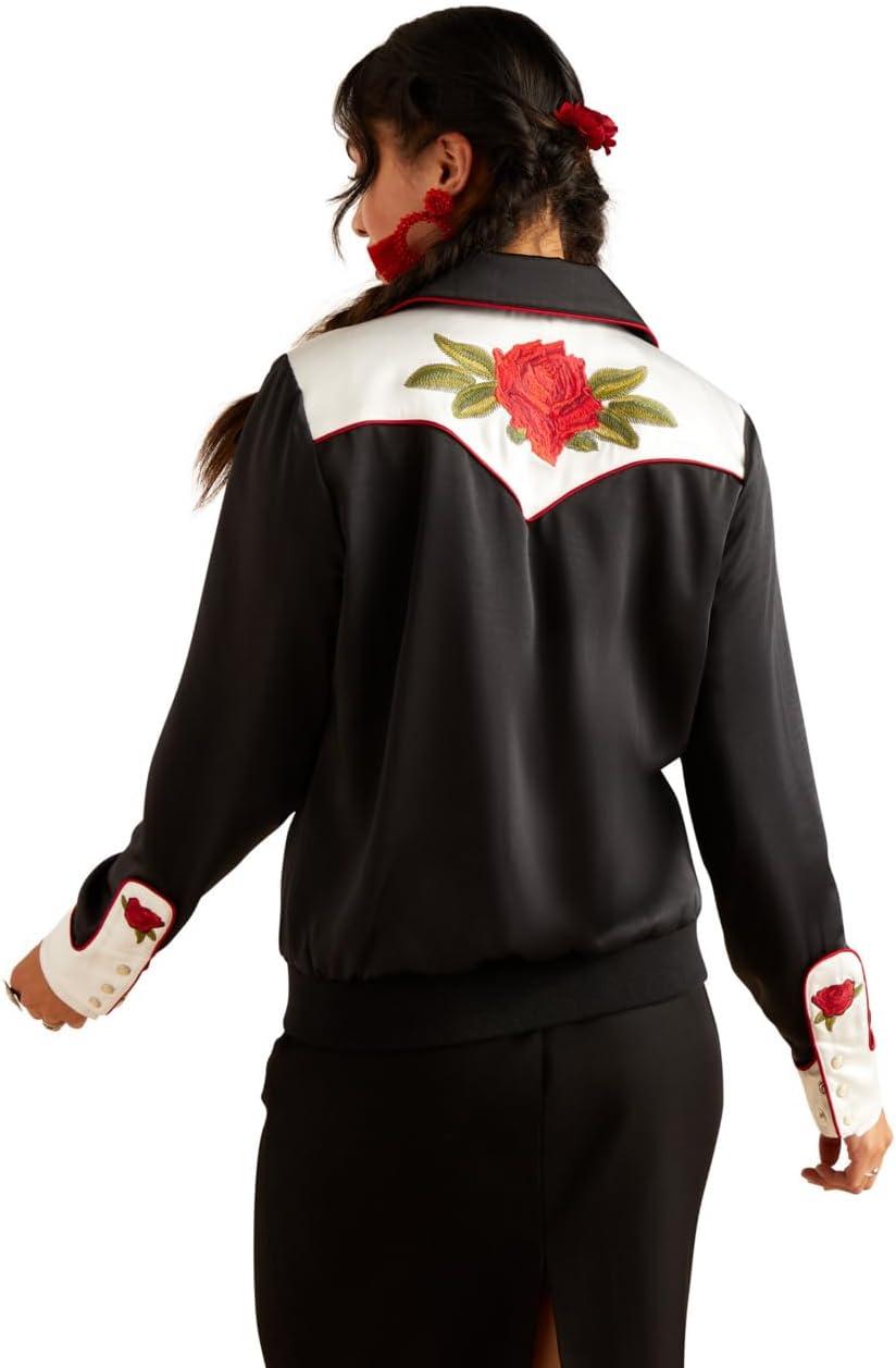 imageARIAT womens Bomber Rodeo Quincy JacketBlack