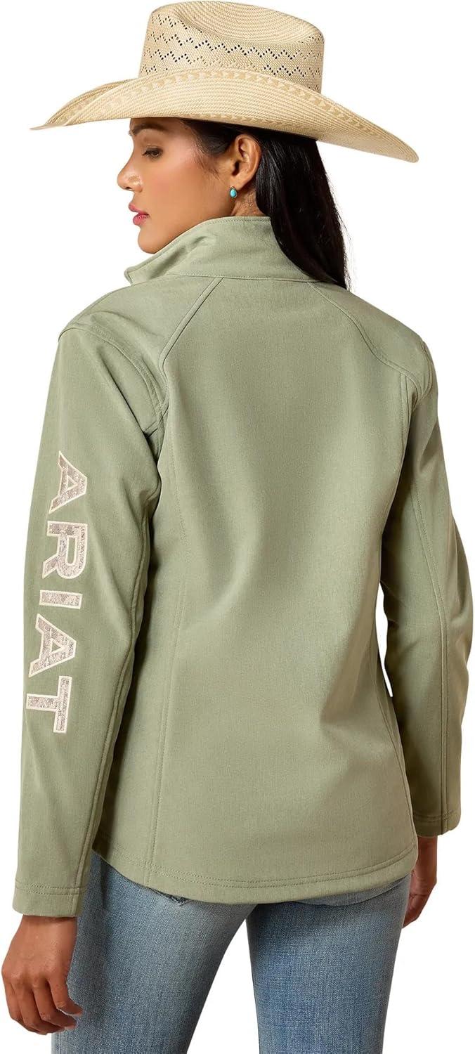 imageARIAT womens Ariat Logo Softshell JacketSea Spray Heather