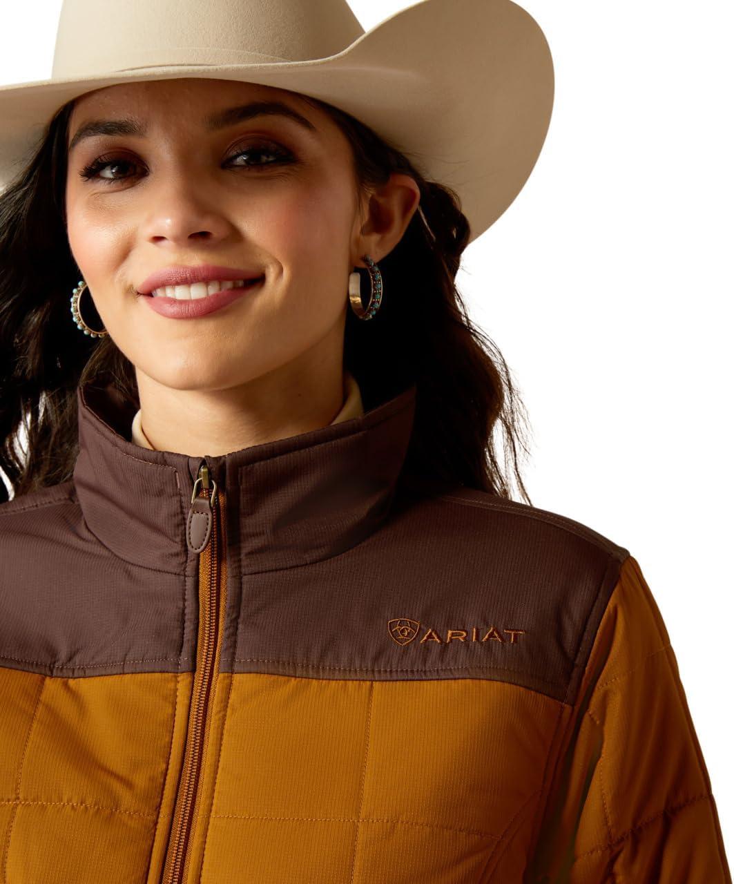 imageARIAT womens Crius Insulated JacketChestnutChocolate Plum