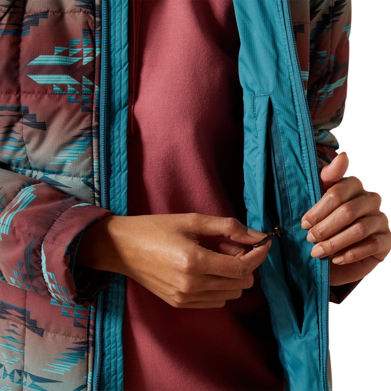 imageARIAT womens Crius Insulated JacketDragonflyInez Blanket Print