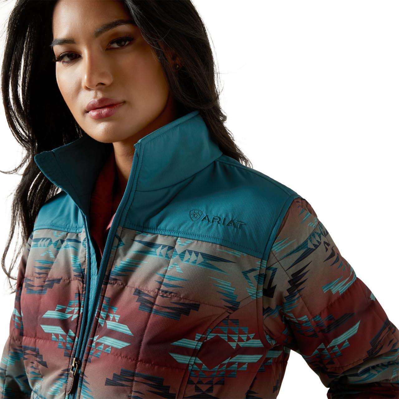 imageARIAT womens Crius Insulated JacketDragonflyInez Blanket Print