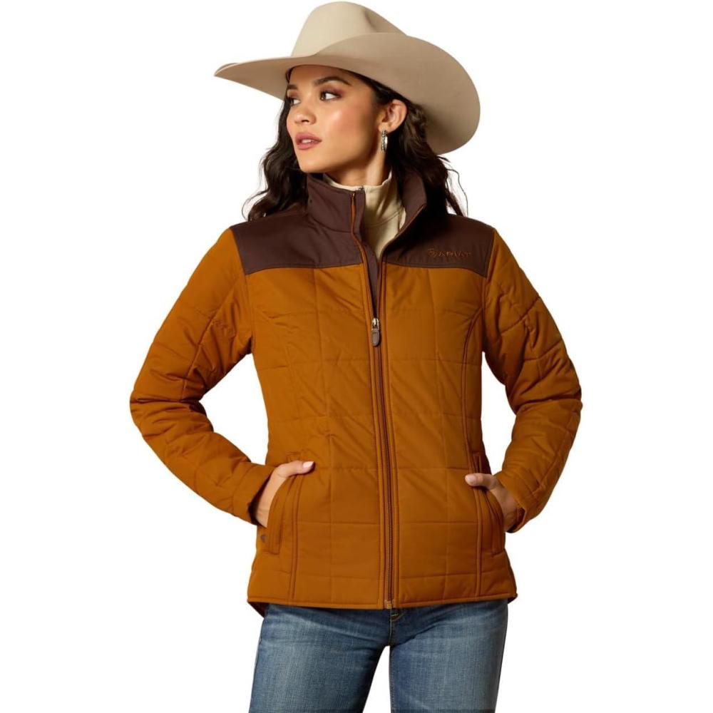 imageARIAT womens Crius Insulated JacketChestnutChocolate Plum