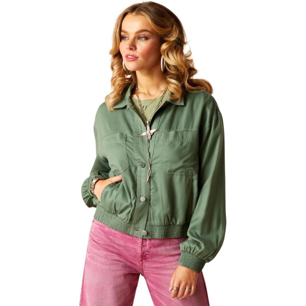 imageARIAT womens Edgerton JacketDuck Green