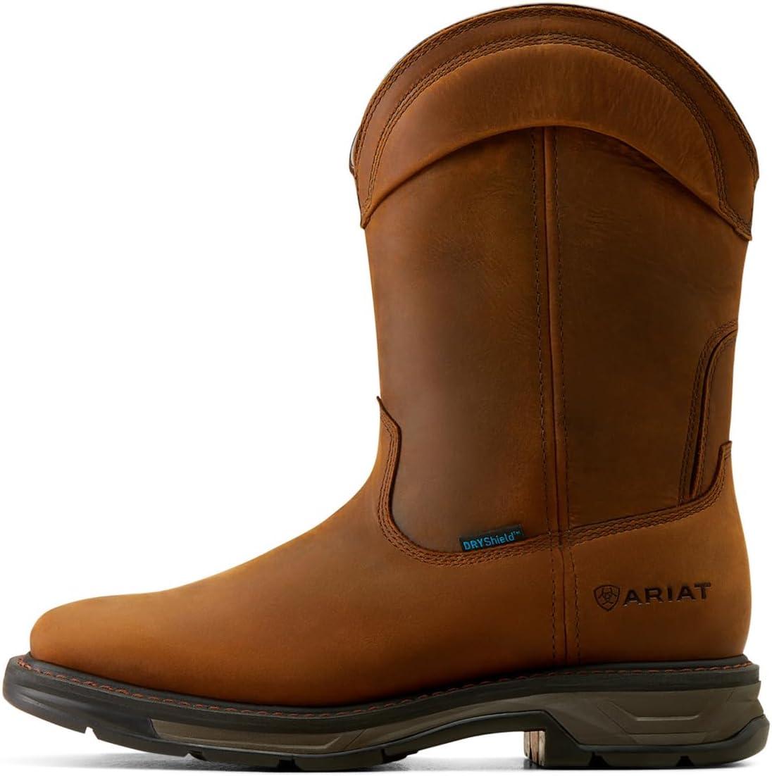 imageARIAT Mens P26291mFoo Work BootDistressed Brown