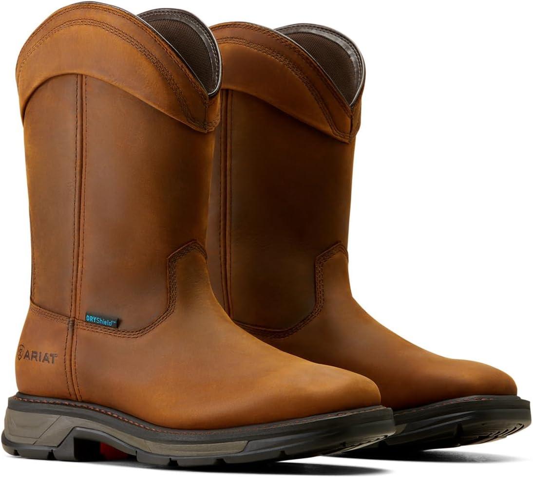 imageARIAT Mens P26291mFoo Work BootDistressed Brown