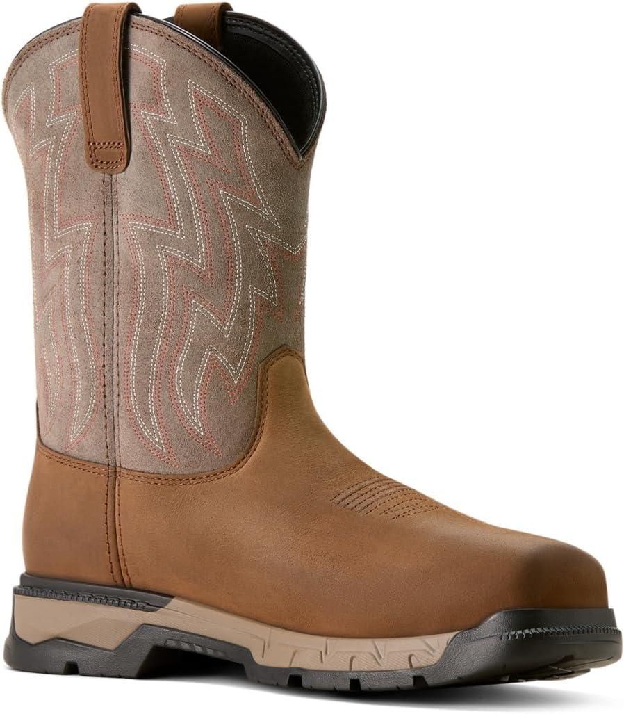 imageARIAT Rebar Flex SD Composite Toe Work BootsDistressed BrownStone