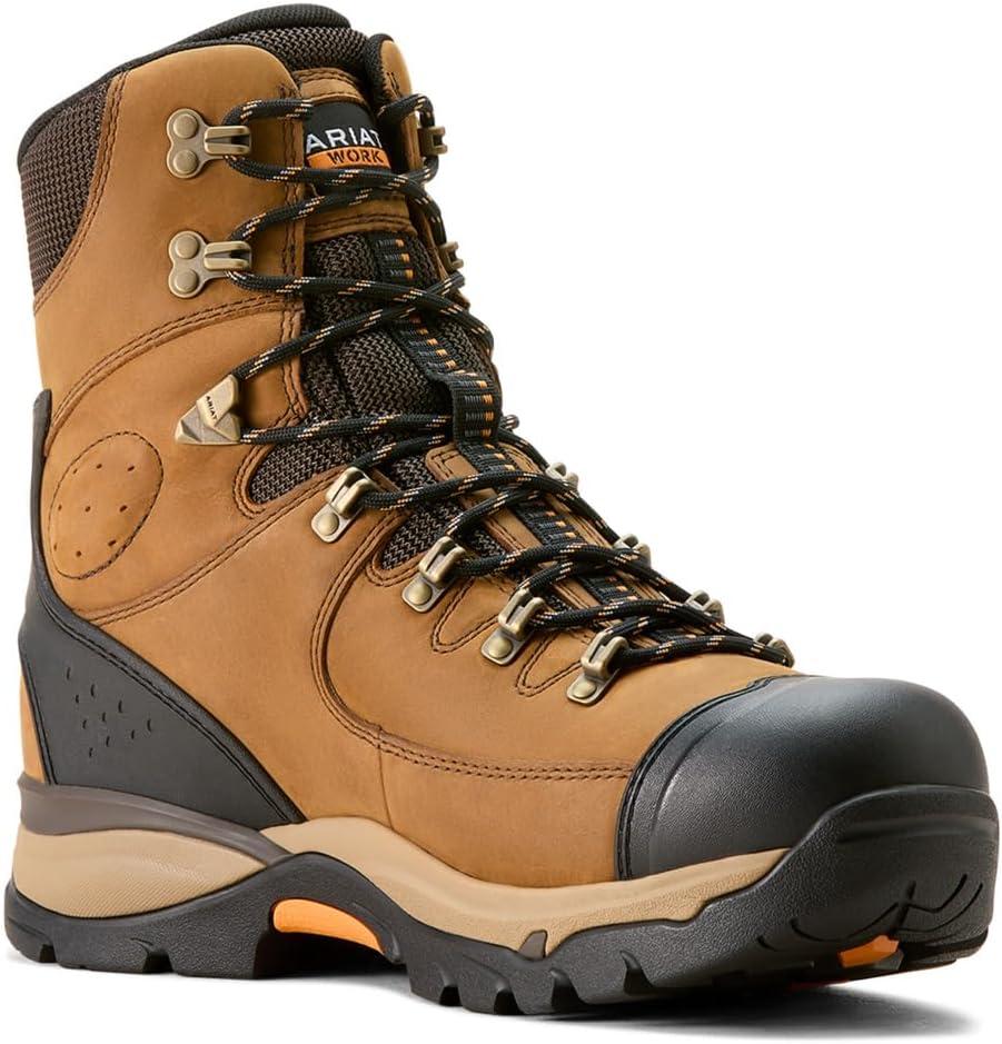 imageARIAT mens Endeavor 8 Waterproof Insulated Work BootDusted Brown