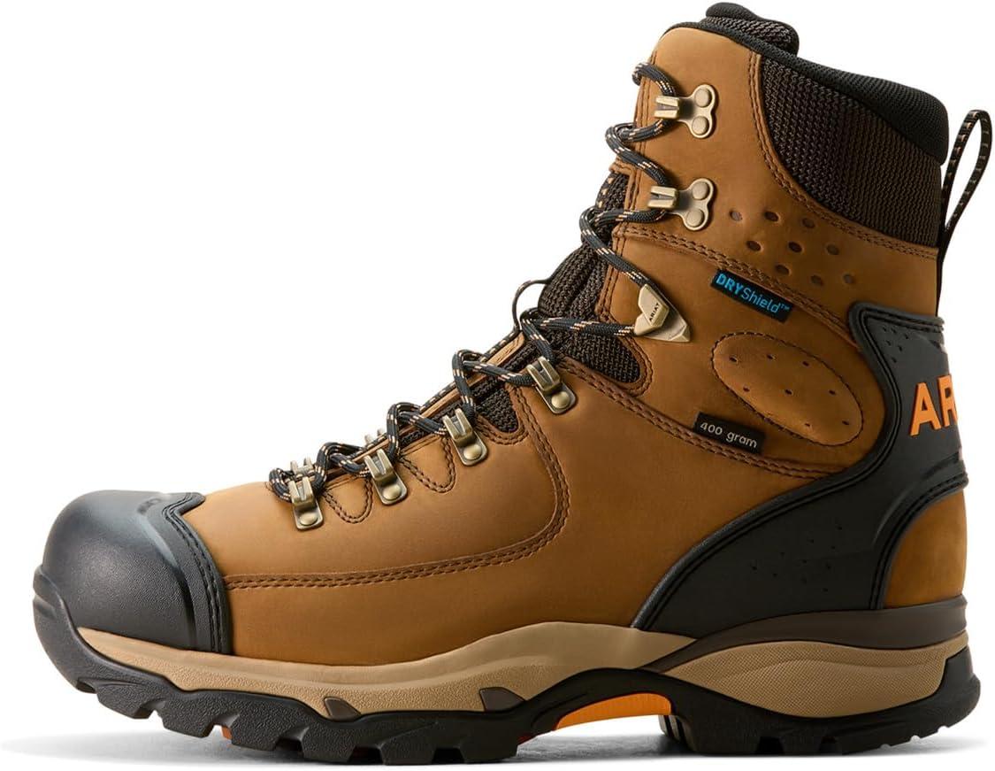 imageARIAT mens Endeavor 8 Waterproof Insulated Work BootDusted Brown