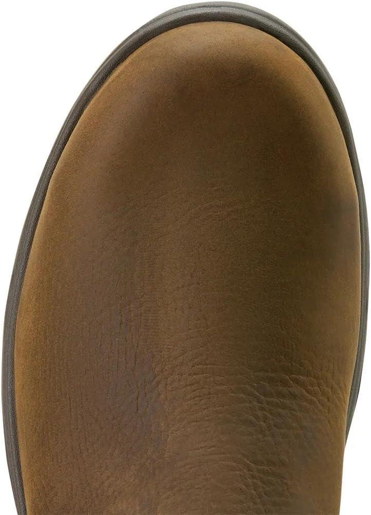 imageARIAT mens Turbo Duratread Pull on Waterproof Carbon Toe Work BootDark Brown