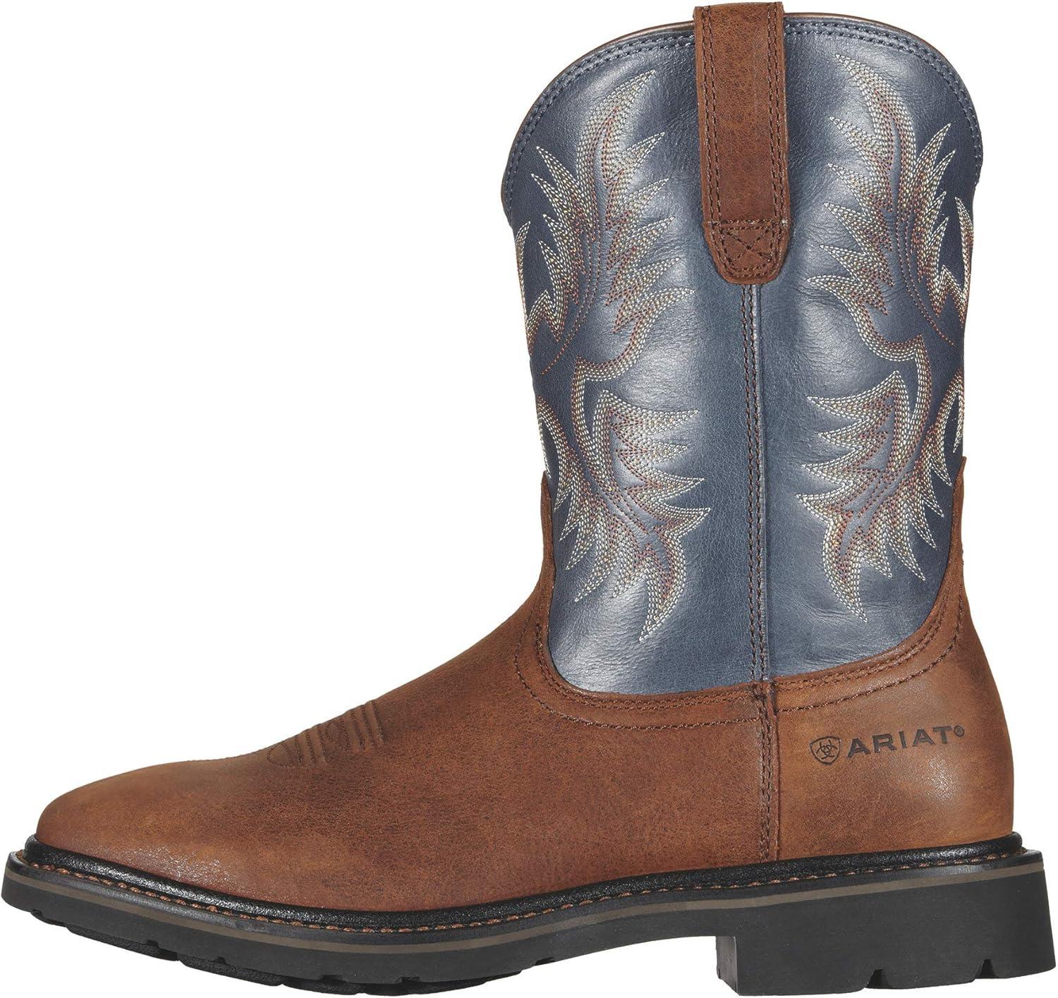 imageAriat Mens Sierra Wide Square BootAged Bark