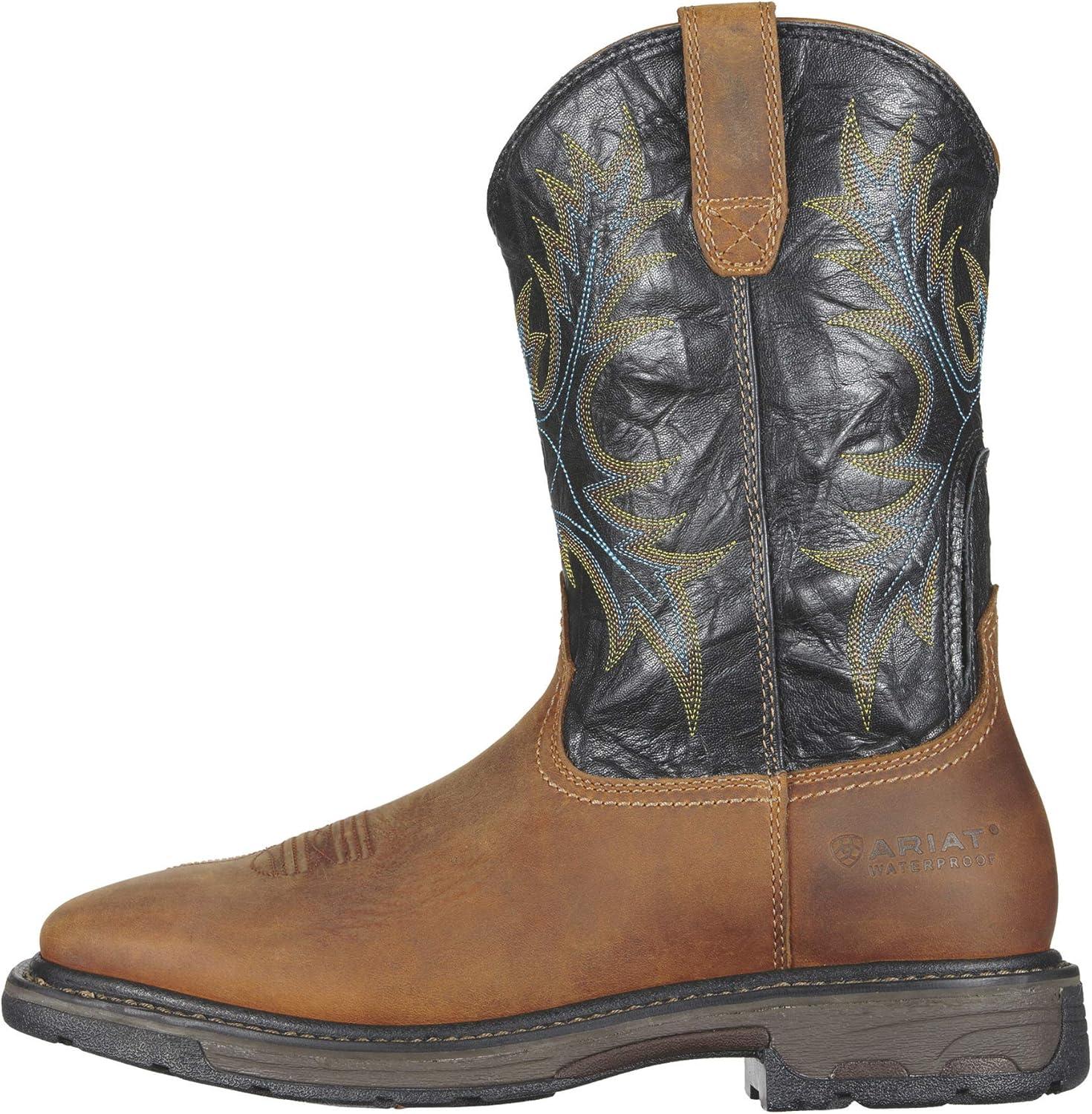 imageAriat Mens Workhog H2O Work BootBruin BrownCoffee
