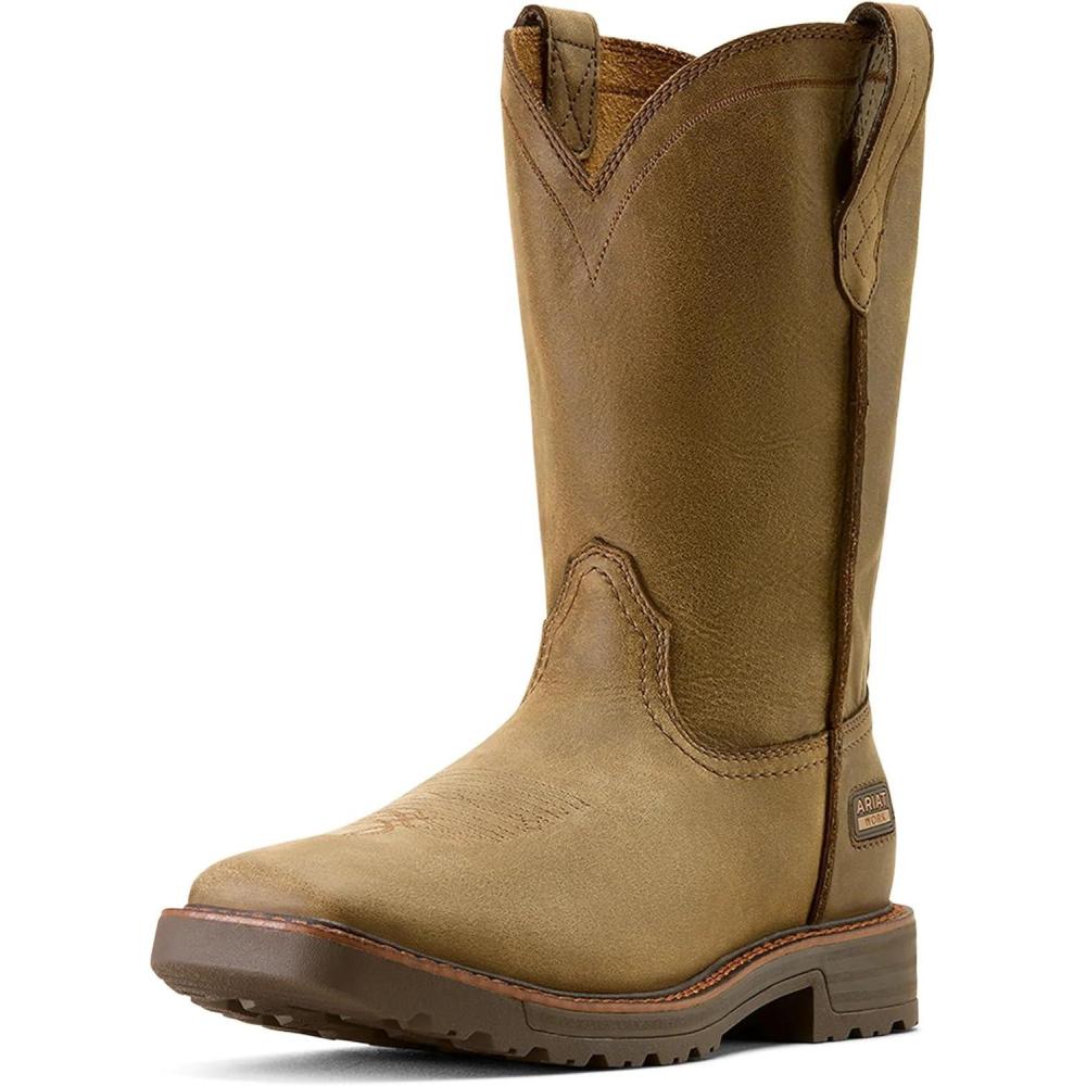 imageARIAT mens Activator Wide Square Toe Work BootBrown Bomber